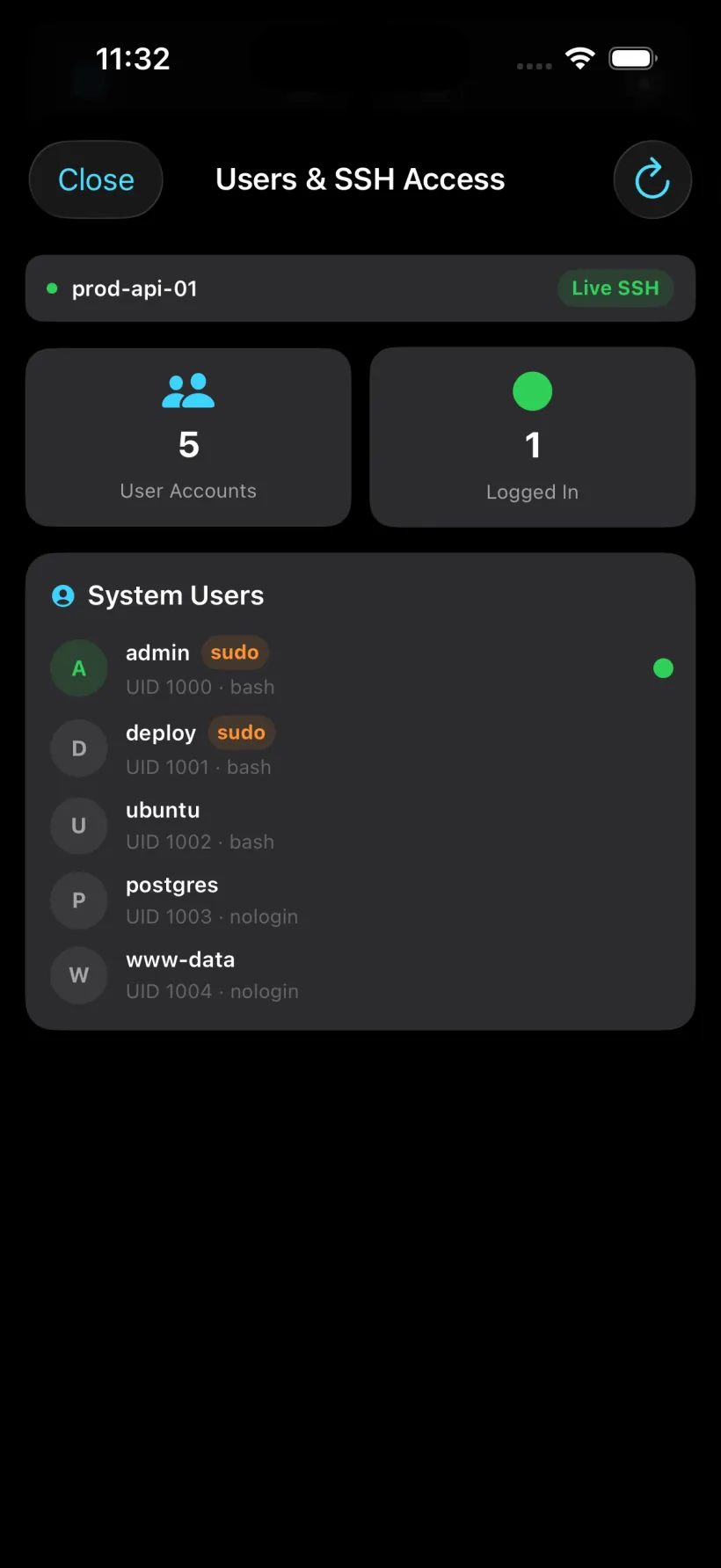 Users & SSH