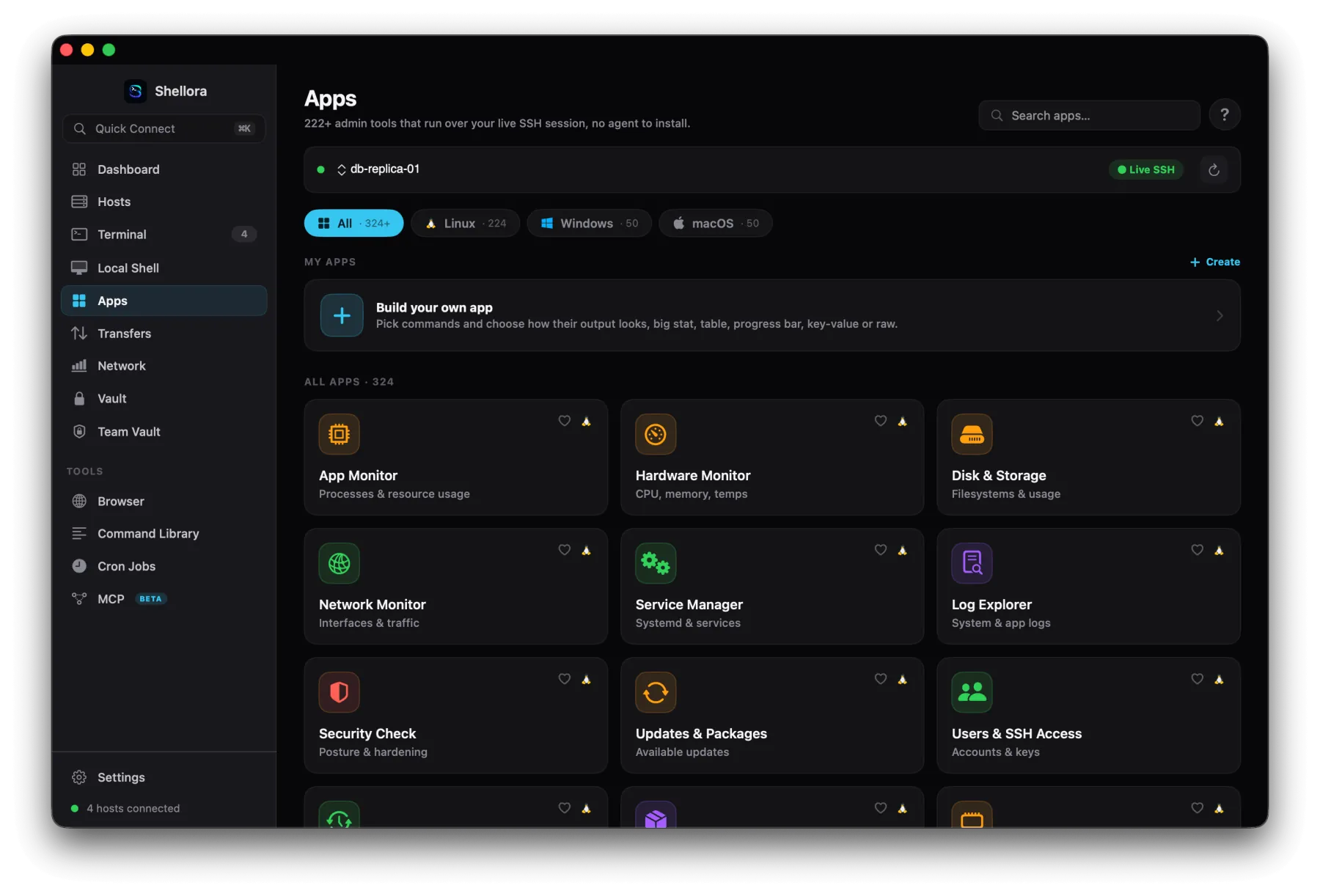 macOS server apps gallery